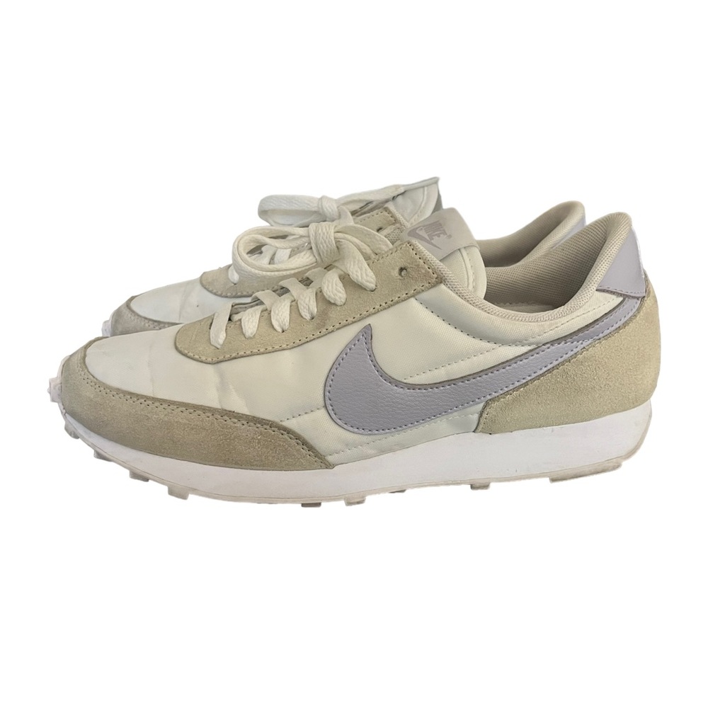 Nike Women's Athletic Shoes - Cream and Light Gray